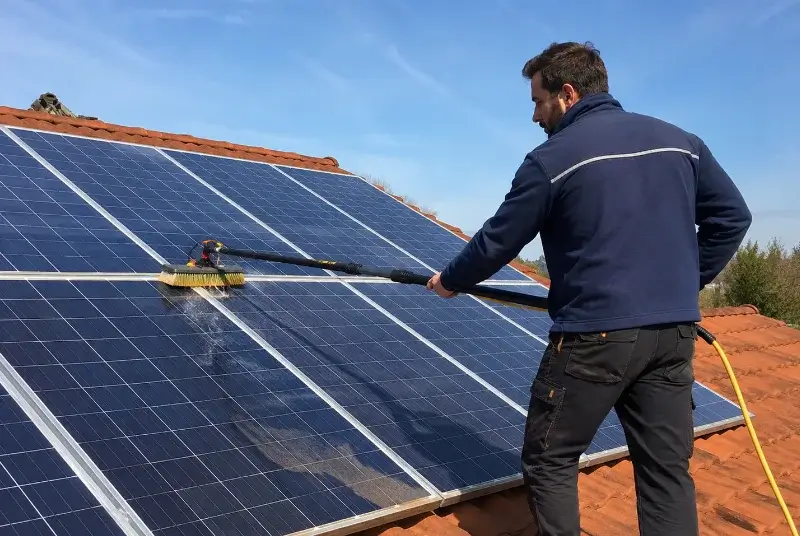 Nettoyage et entretien de panneaux solaires à Ger